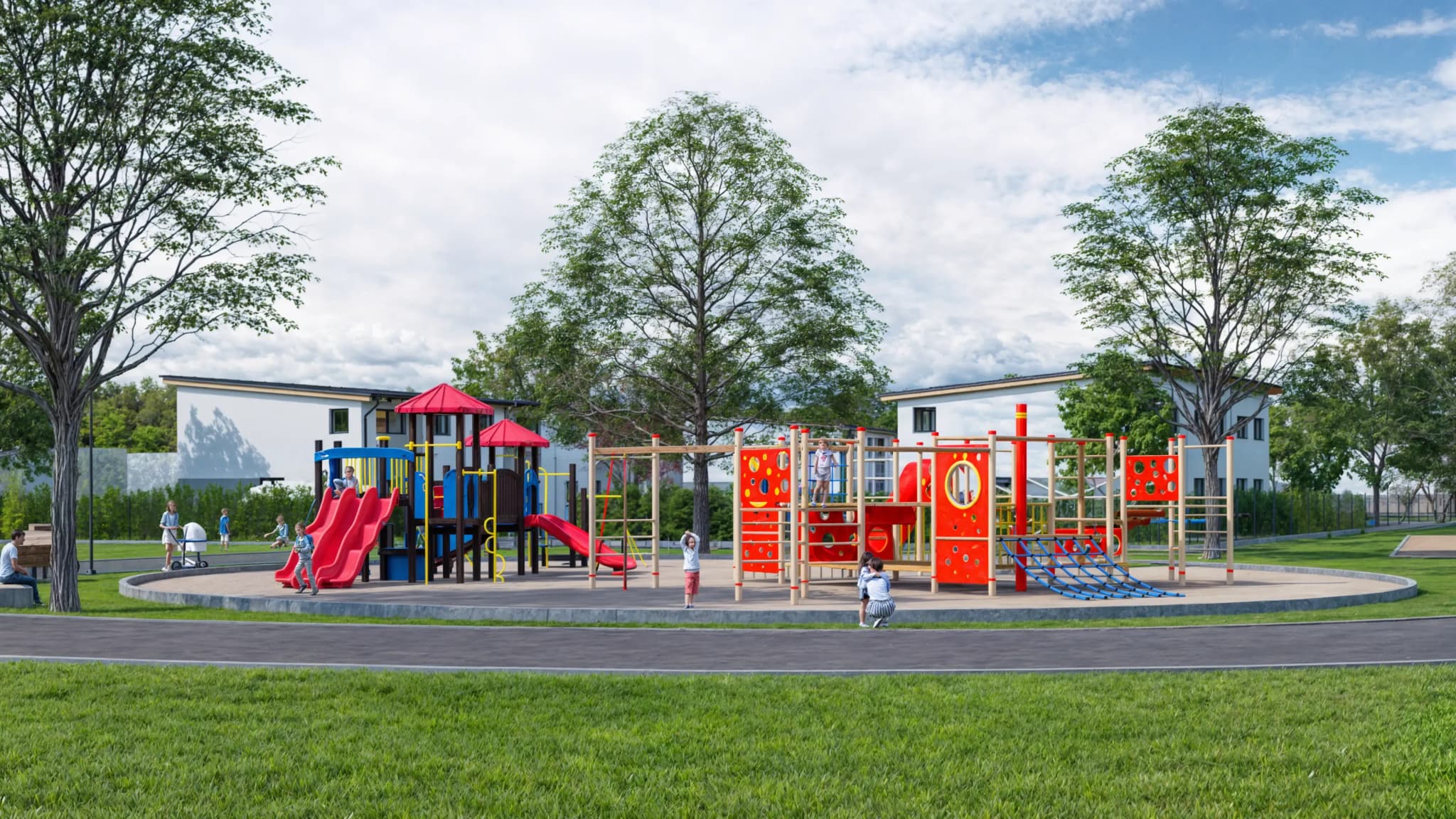Vizualizace dětského hřiště 